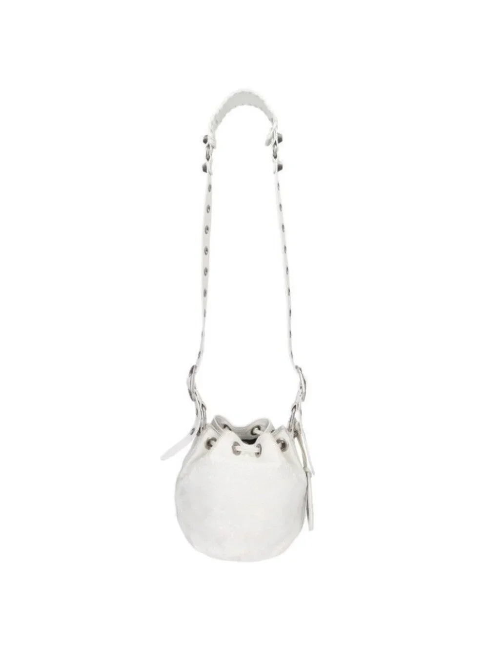 Balenciaga le Cagole XS Bucket Studded Leather Shoulder